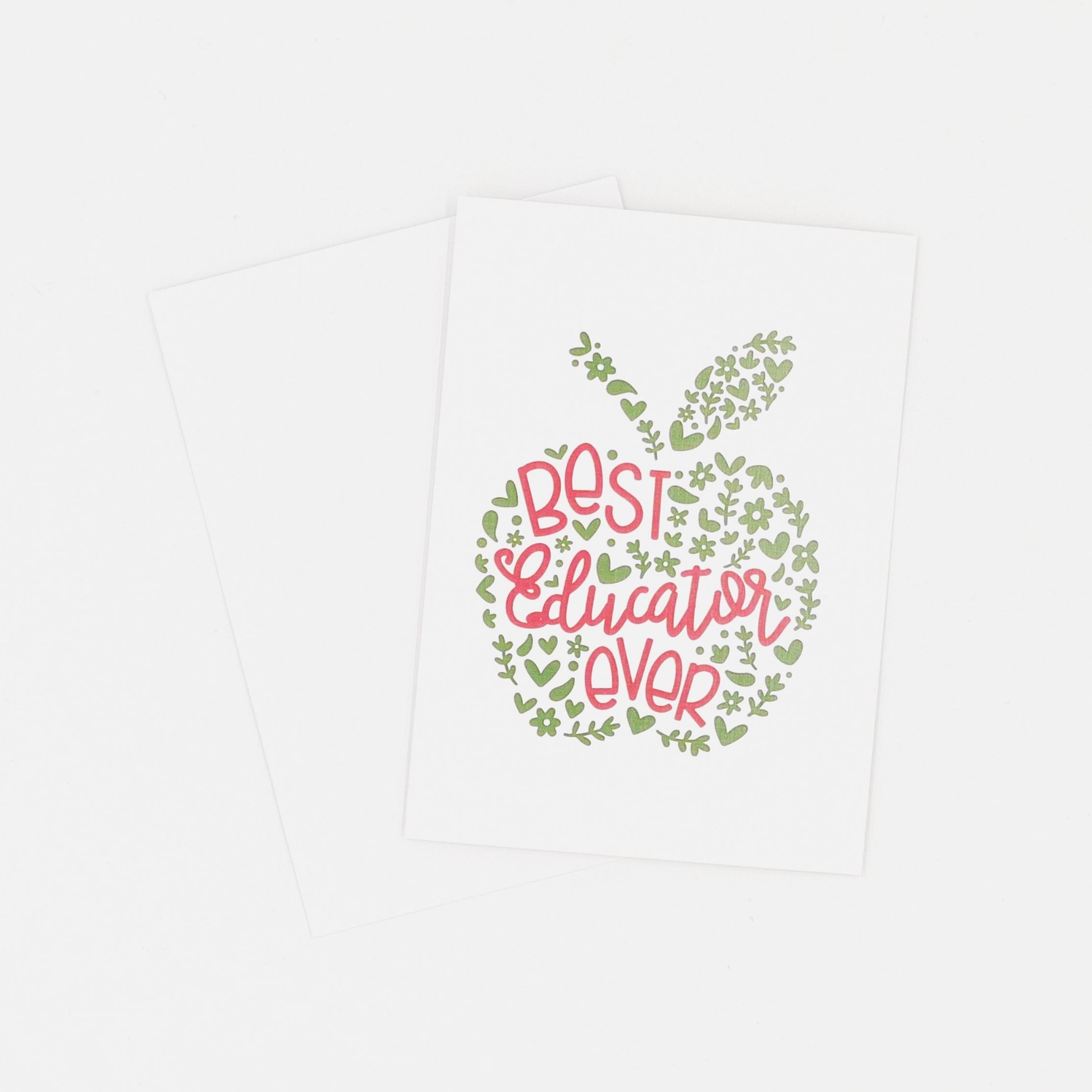 Teacher Thank You Card: Best Educator Ever