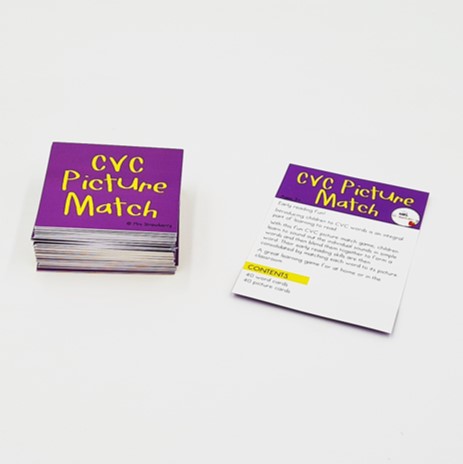 CVC Picture Match Card Game