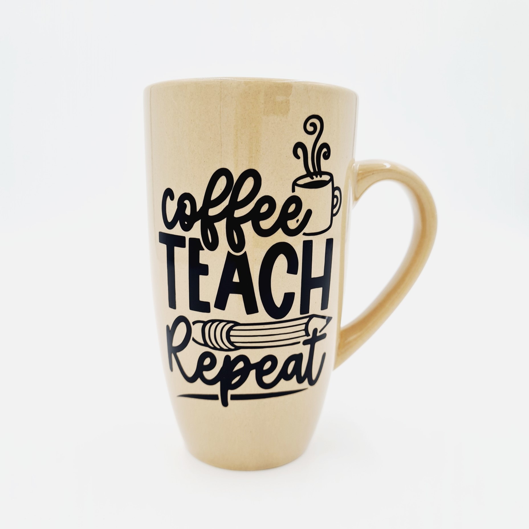 Teacher Coffee Mug: Coffee Teach Repeat