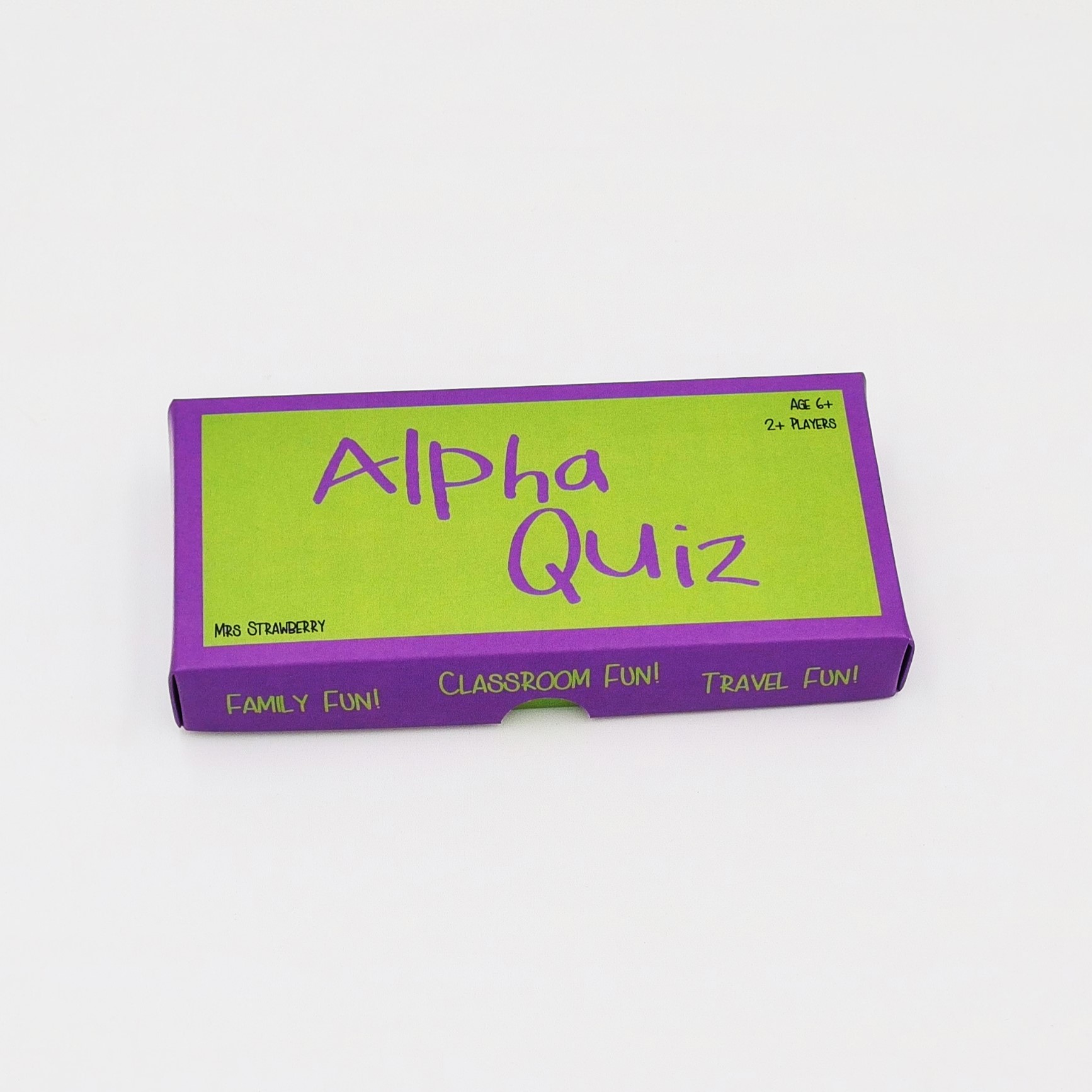 Alpha Quiz Card Game