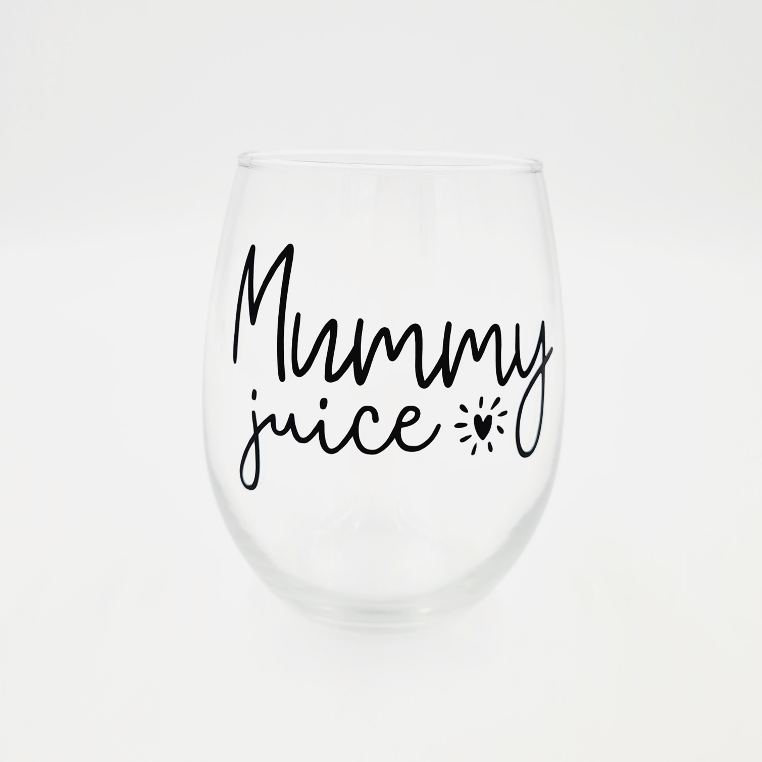 Mother's Day Stemless Wine Glass: Mummy Juice