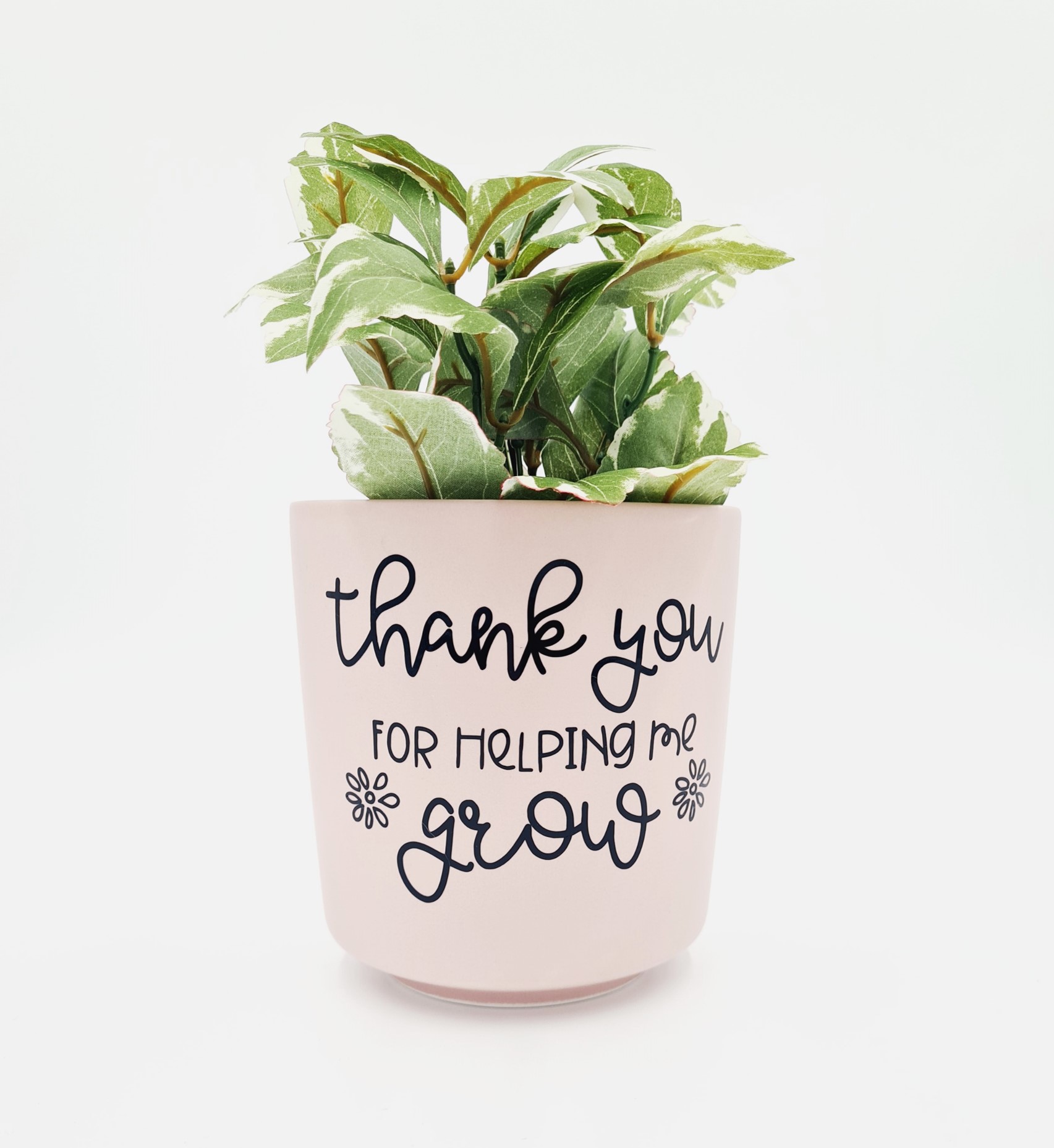 Thank You For Helping Me Grow Flower Pot: Teacher Gift
