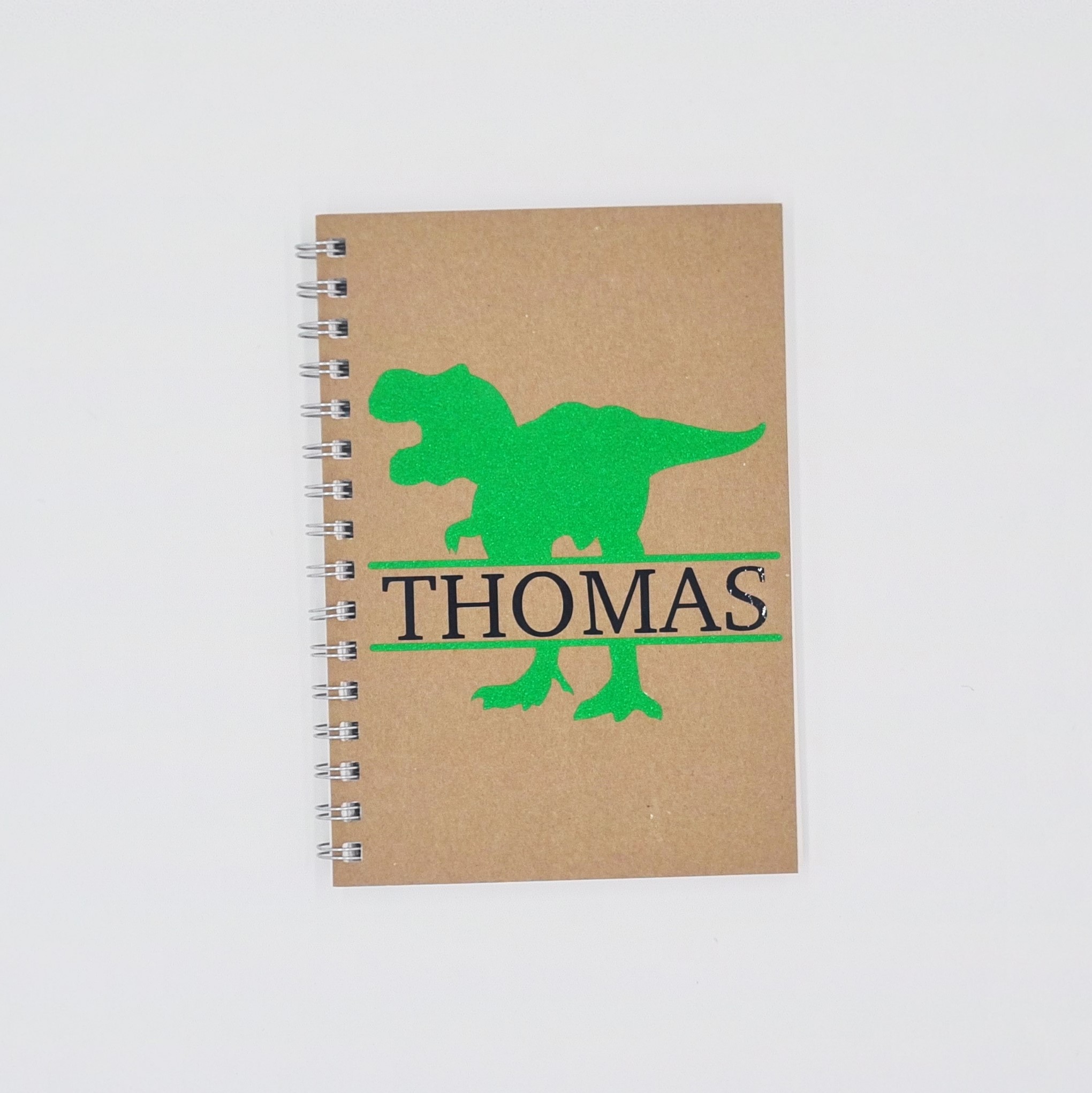 A5 Personalised Dinosaur Notebook for Kids