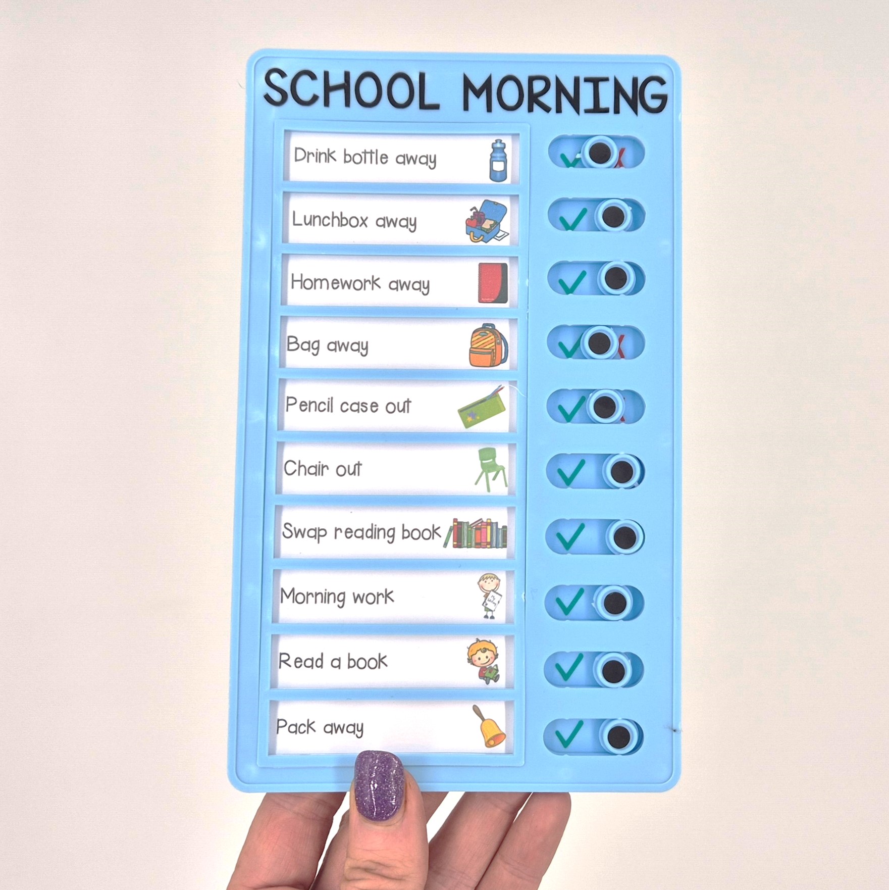 My Chores Checklist Customised Chore Chart