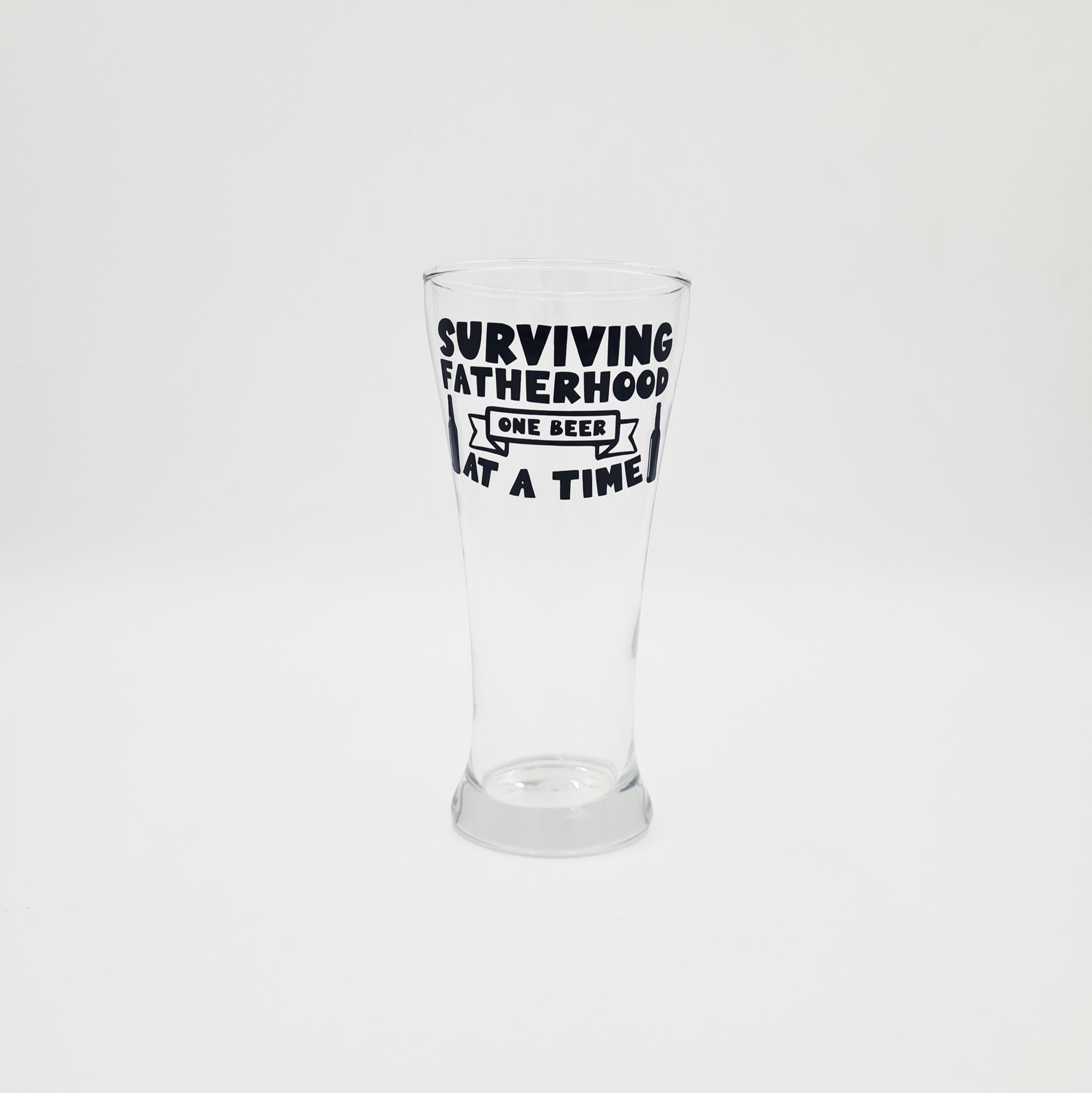 Father's Day Gift Beer Glass: Surviving Fatherhood