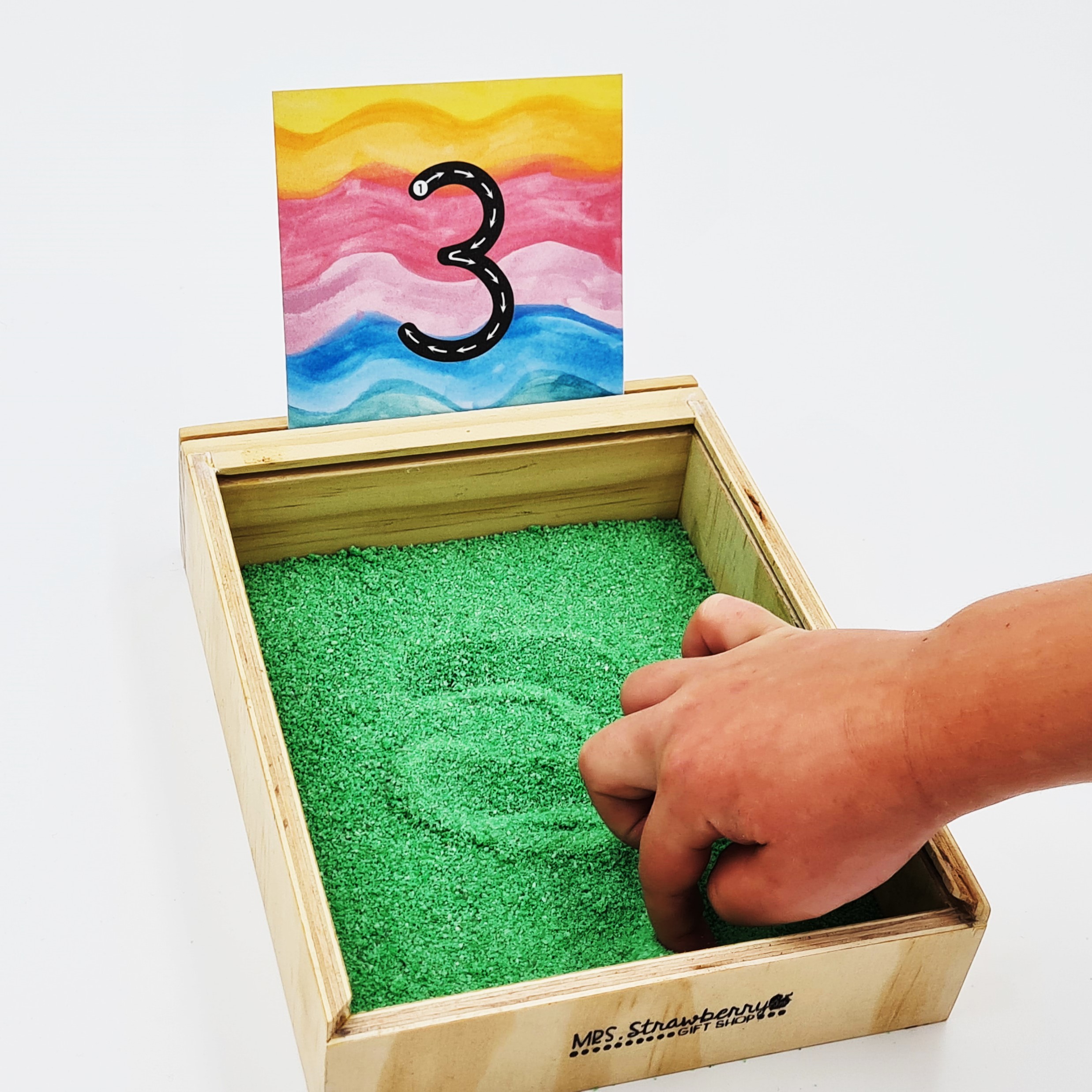 3 Way Wooden Sand Tray