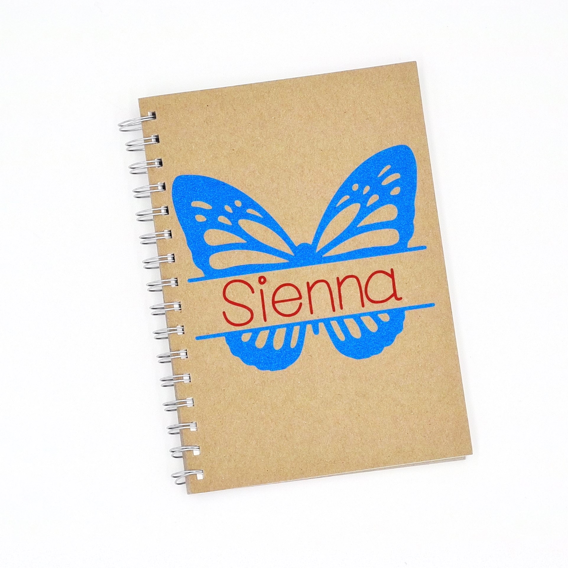 A5 Personalised Butterfly Notebook for Kids