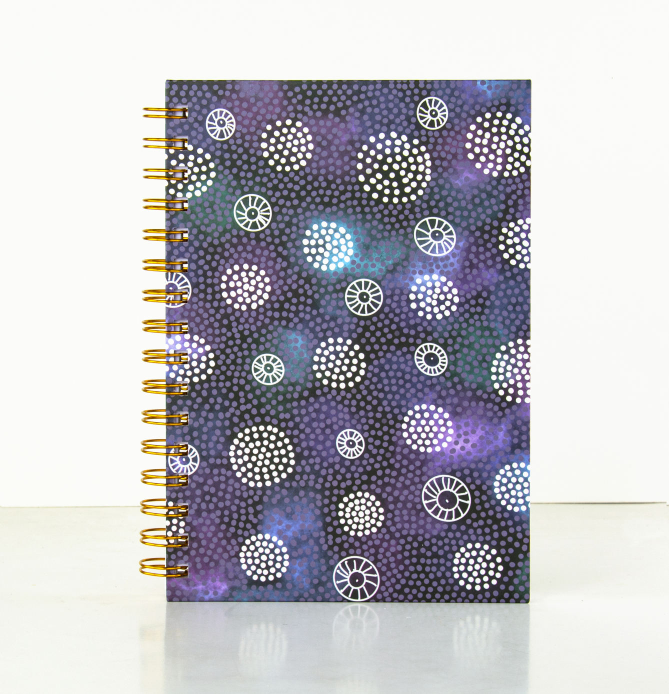 Rosie Paine First Nations Spiral Notebook: Stars