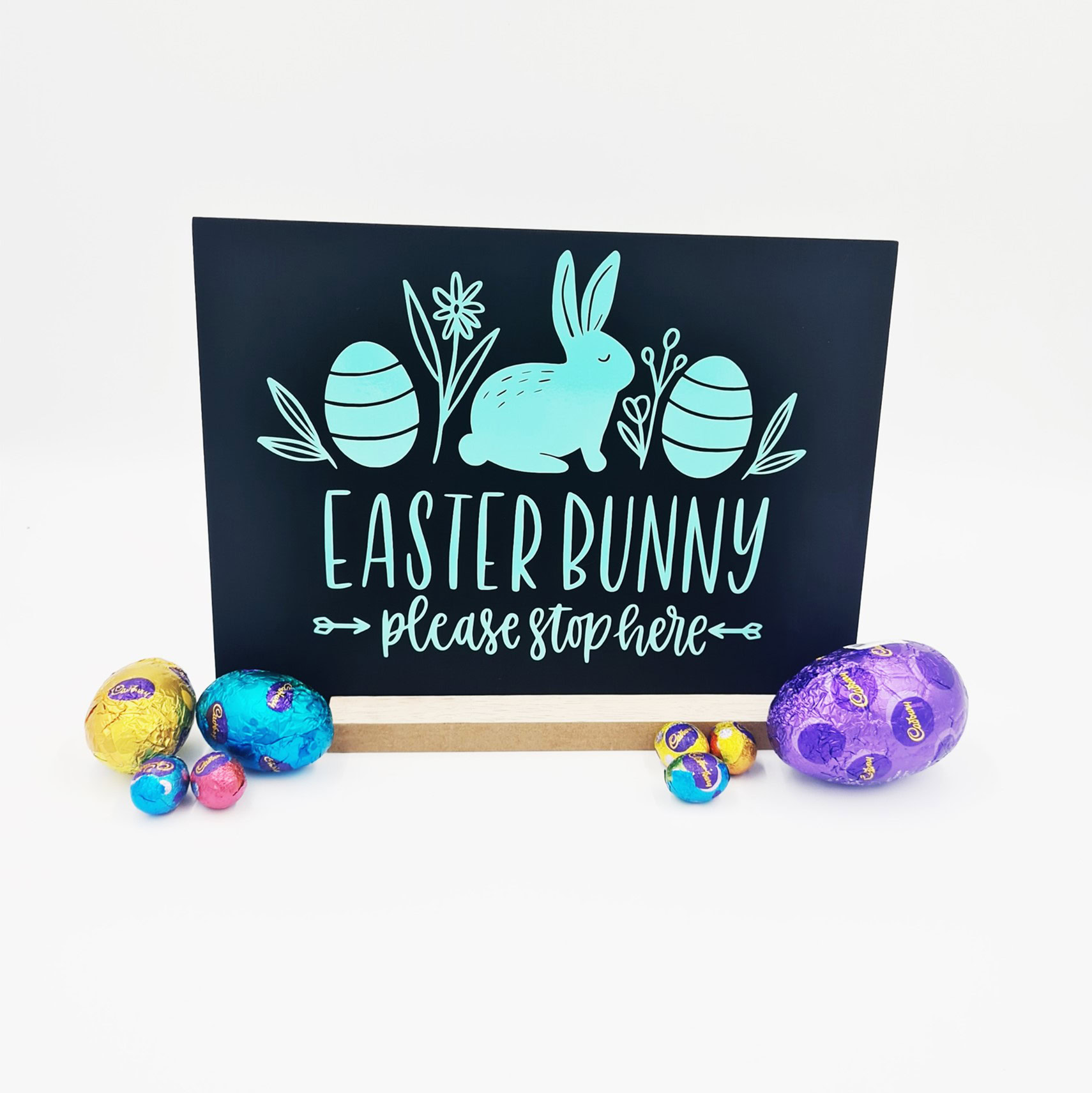 Easter Bunny Please Stop Here Sign