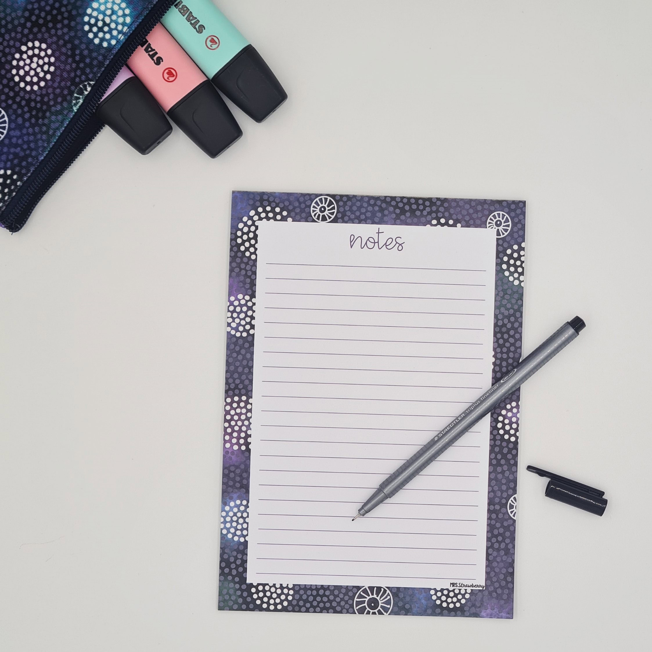 Rosie Paine First Nations Notepad A5: Stars