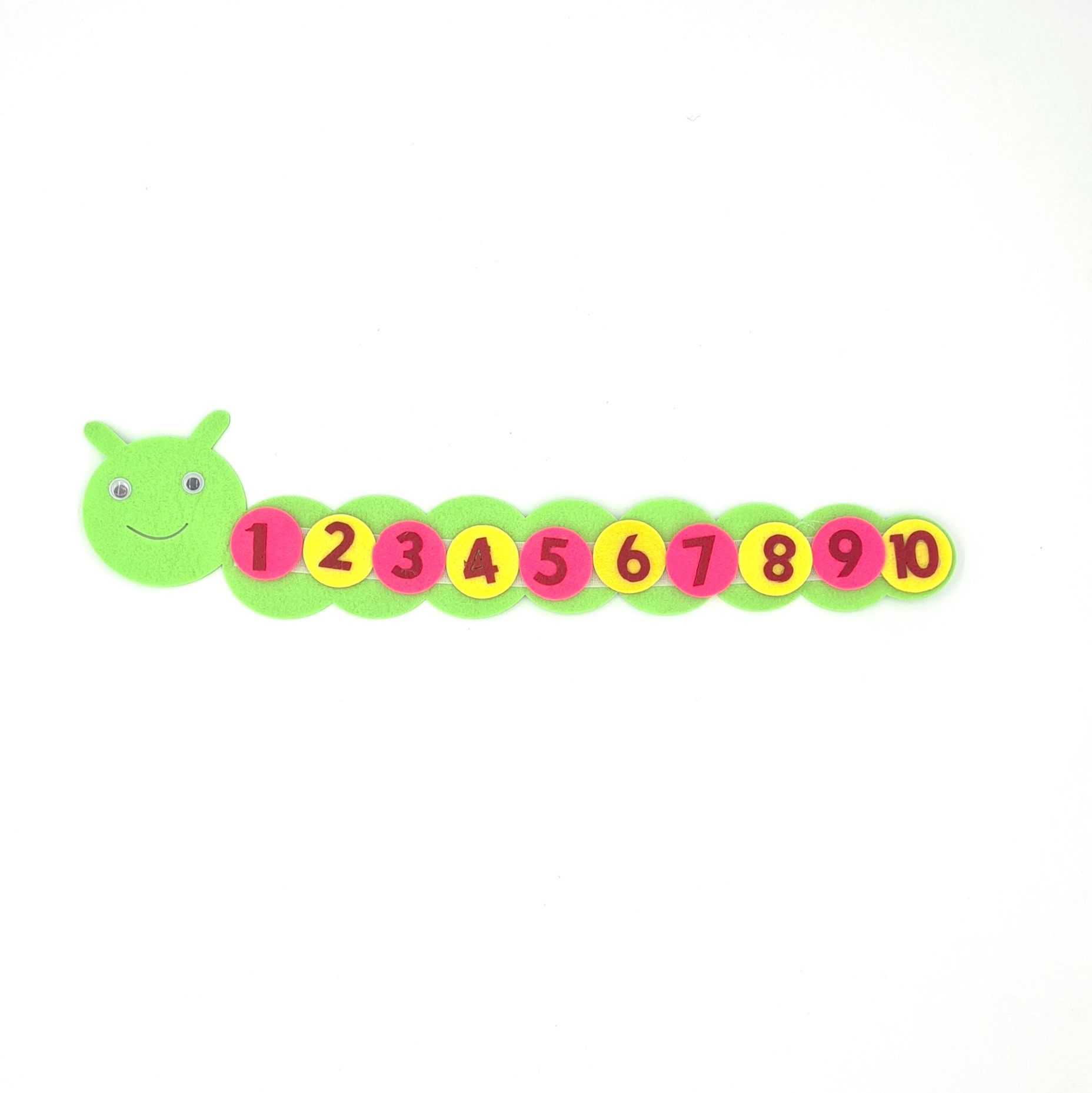 Caterpillar Numbers 1-10 Felt Board - 4 Pack