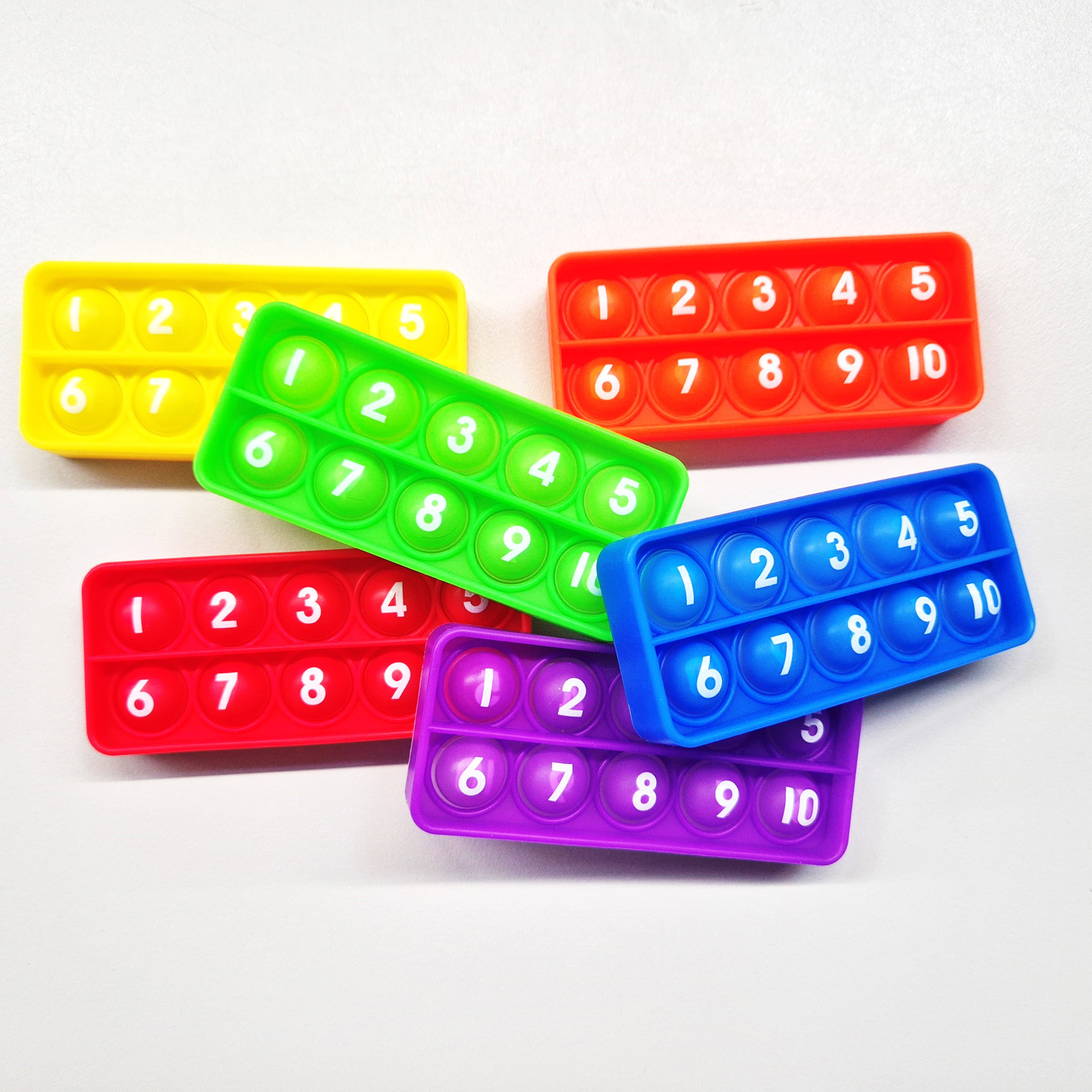 Numbers 1 to 10 Pop It Game