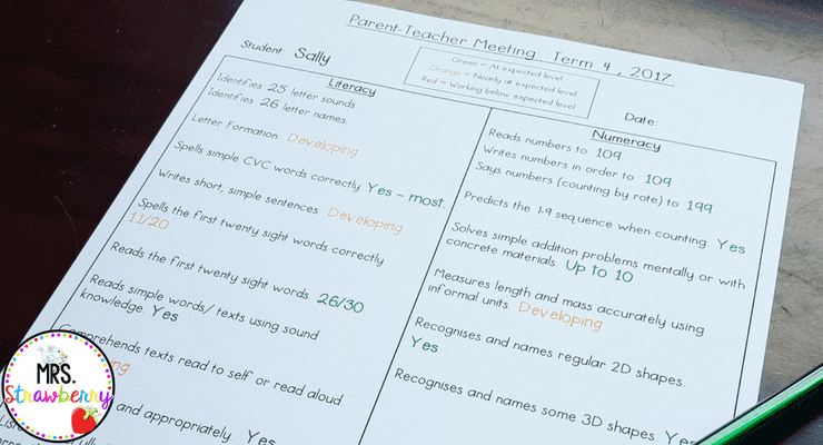 Click here to find Parent Teacher Meeting Sheets