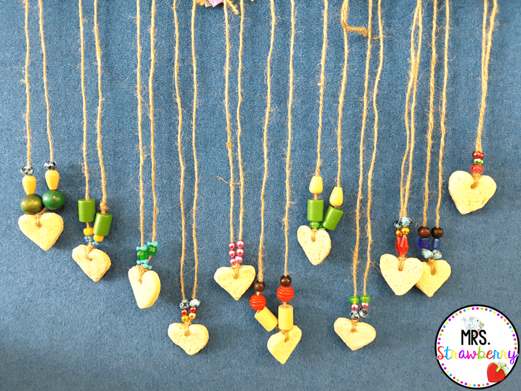 salt dough necklaces for mother's day gift