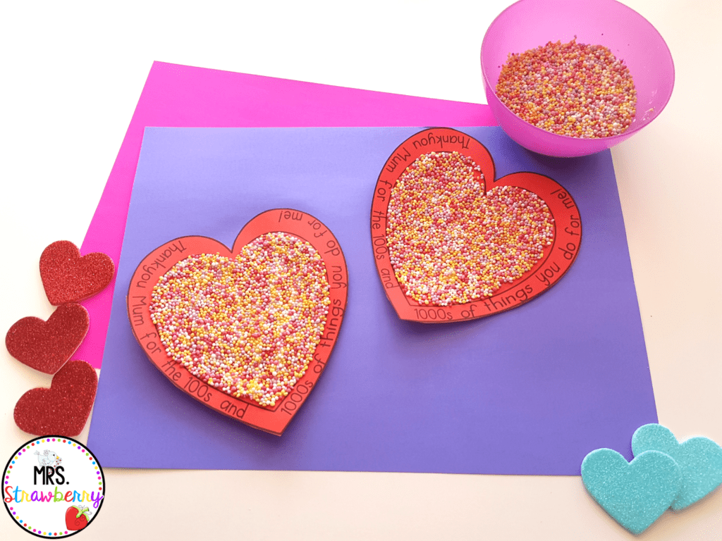 100s and 1000s Mother's Day activity